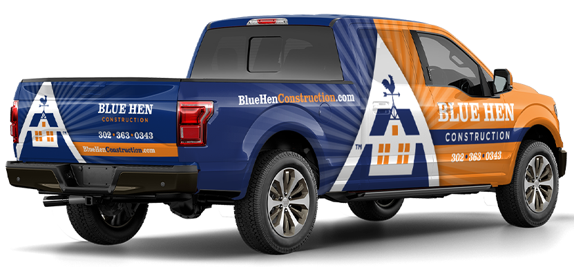 A truck displaying the words "Allstate Insurance" prominently on its side.