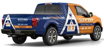 Blue Hen Construction Service Truck